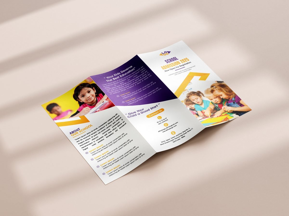 Brochure design layout